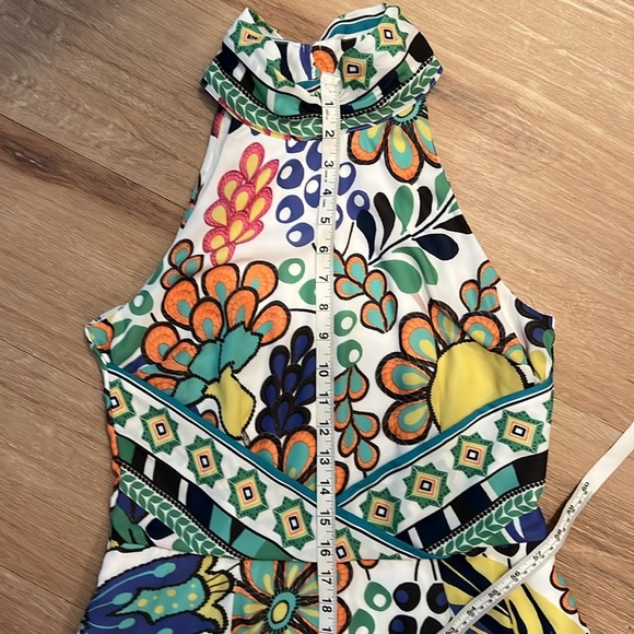 WAYWARD FANCIES Floral print crepe halter style dress Size 8/M - Picture 12 of 16